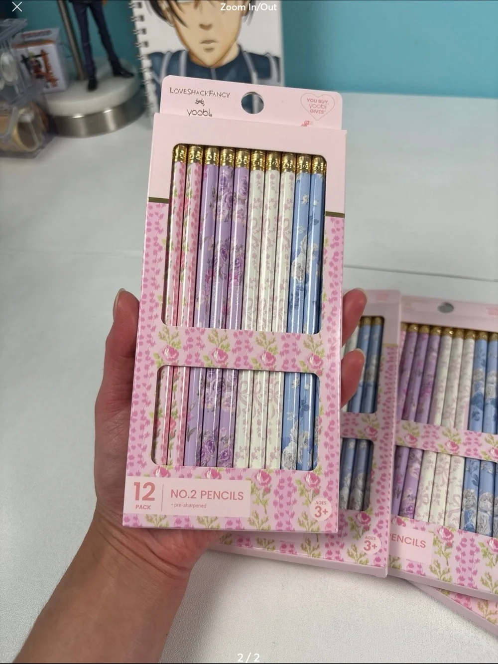 LoveShackFancy x target yoobi NO.2 pencils bundle